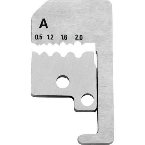 KNIPEX 12 19 180 1 par de cuchillas de recambio para 12 11 180
