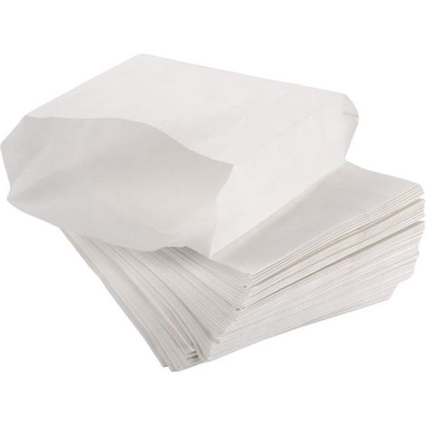 Sacchetti per il pane - Sacchetti per il burro - Confezioni alimentari - Materiale ecologico - 200 pezzi - Bianco (1/5)