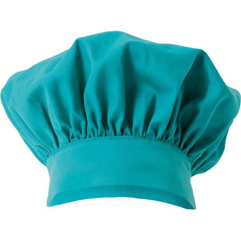 Gorro francés de cocinero con frunce VELILLA Serie 404001 Turquesa claro