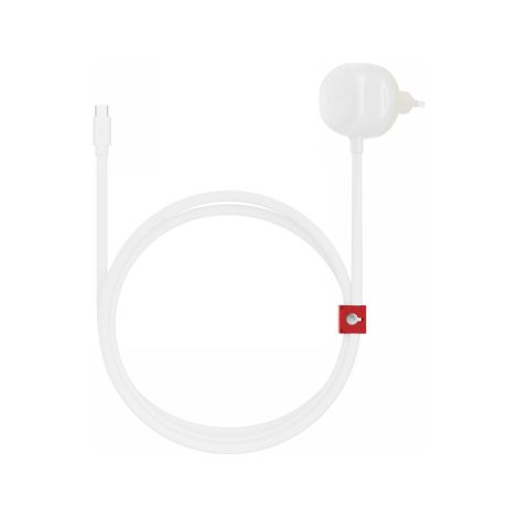 Cargador de pared Twelve South PowerCord EU de 30 W con cable USB-C de 1,2 m (blanco/arena)