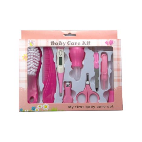 Paraíso Rosa para Bebés - Set de Cuidado para Niños y Bebés (10 artículos)