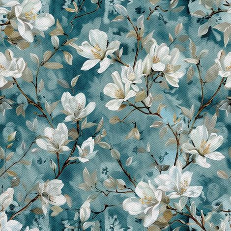 Tela decorativa para exteriores Oxford - Motivo primaveral I DX7335 (1/5)