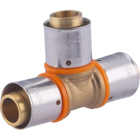 Té égal à sertir pour tube PER NOYON & THIEBAULT Ø20 (1/5)