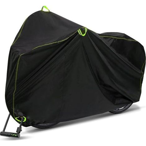 Housse De Velo - Impermeable Respirante Anti-uV Antipoussiere Avec Boucle Antivol - Pour Scooter Camping-car Et Velo Urbain - 1 Piece (1/5)