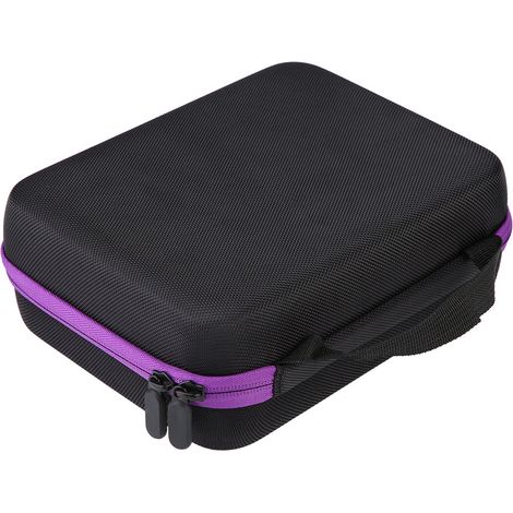 Aufbewahrungsbeutel für 30 Flaschen ätherische Öle, Aromatherapie-Handtasche für ätherische Öle, Lila (1/5)