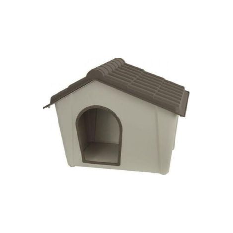 Niche pour grands chiens structure en re'sine 98x70cm hauteur 75 cm antichoc re'sistant aux intempe'ries