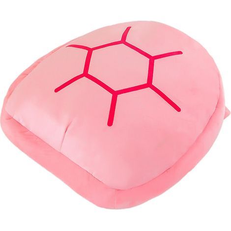 Peluche écaille de tortue, oreiller portable, costume en peluche, 60 cm - Rose-AquaForge (1/3)