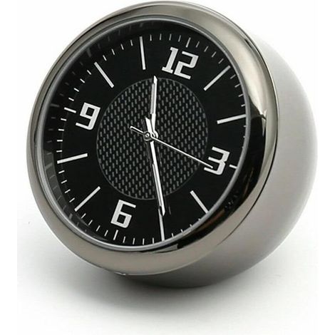 Horloge de voiture fluorescente pour tableau de bord de voiture - Horloge à quartz analogique à coller sur la grille d'aération - En alliage de zinc (1/5)
