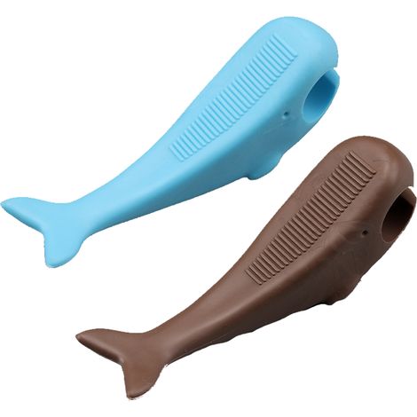 Door Stopper - Wedge Type - Non-Slip Floor Door Stop for Hardwood Carpet Tile Concrete - For Wood Glass Steel Doors - Pack of 2 (1/5)