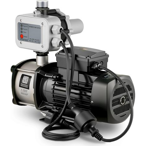 Greencut – Pompe de surface BAP750C – 750W, débit 67L/min, hauteur de refoulement 54m – Acier inoxydable, silencieuse, pour eau claire (1/4)