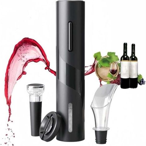 Ce tire-bouchon électrique à piles, vendu par lot de 4, est facile à utiliser et parfait pour la maison, le restaurant et les voyages, ce qui en fait un choix idéal pour les amateurs de vin et les hôt (1/4)