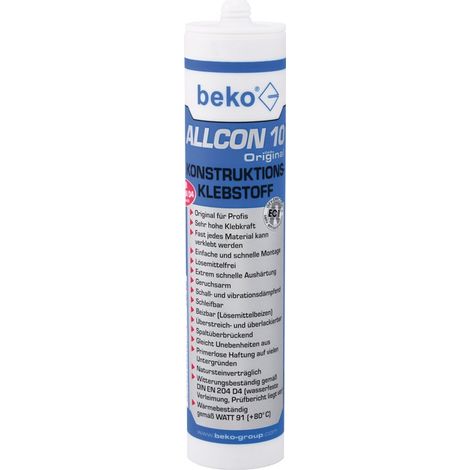 Colle de construction Allcon 10® beige EN 204:D4 310 ml (1/2)