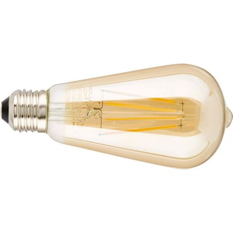 Lampadina St64 Led 6.5W E27 Dim Oro (A 3)