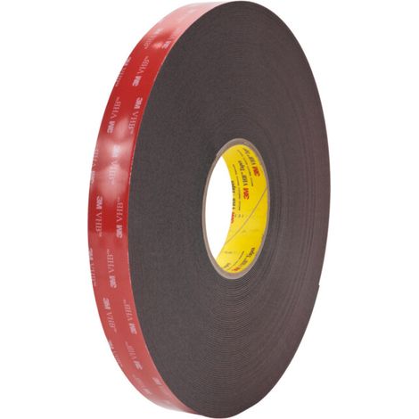 3M Ruban adhésif VHB, Noir, Largeurxlongueur: 19X33 mmxm