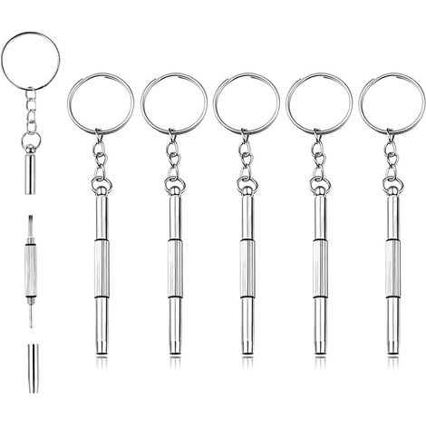 5-teiliges Optiker-Schraubendreher-Set, 3-in-1-Optiker-Schraubendreher – minimalistisches und kompaktes Design – zur Reparatur von Brillen, Uhren, Kameras und Schmuck