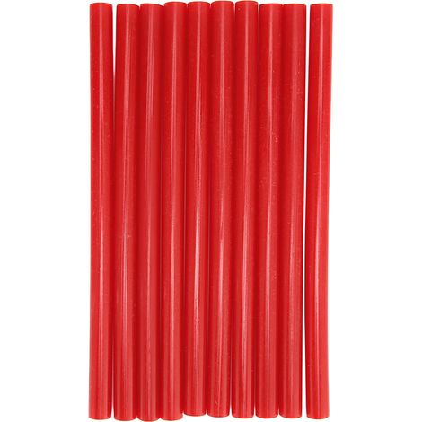 Lot de 10 bâtons de colle thermofusible 11 x 200 mm pour loisirs créatifs et bricolage. (1/5)