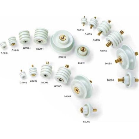 Widap 780010 Isolateur en céramique (Ø x H) 60 mm x 60 mm M10 Céramique 1 pc(s)