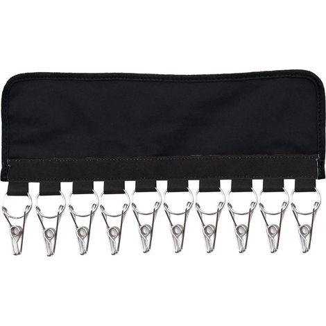 Porte Casquette, Organisateur Casquette, Organisateur Casquette Mural, Cintres pour Organisateur de Casquettes, Baseball Rack Stockage, pour Aux Chapeaux, Echarpes, 10 Clips (Noir) (1/4)