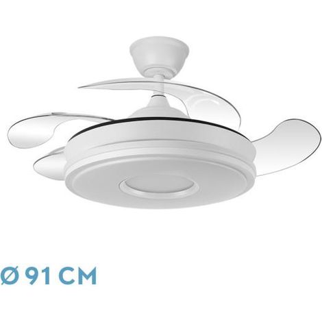 Deckenventilator abrila DANI weiß LED 48 Watt