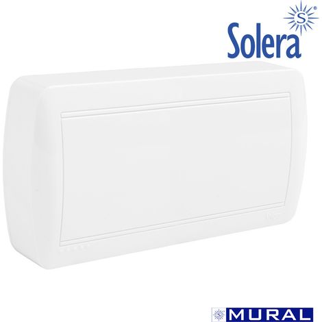 Doppeltes Spleiß- und Ableitungsregister 148 x 72 x 28 mm Wandoberfläche Solera MUR64U