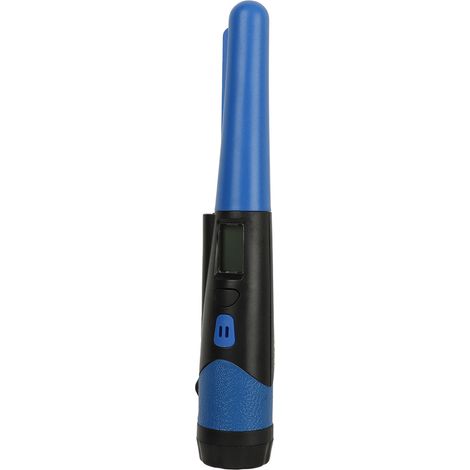Handmetalldetektor mit LCD-Bildschirm, Handschlaufe, hoher Präzision, 360°-Seitenscan, Metalldetektor mit integriertem Zeiger für Erwachsene und Kinder, blau (1/5)