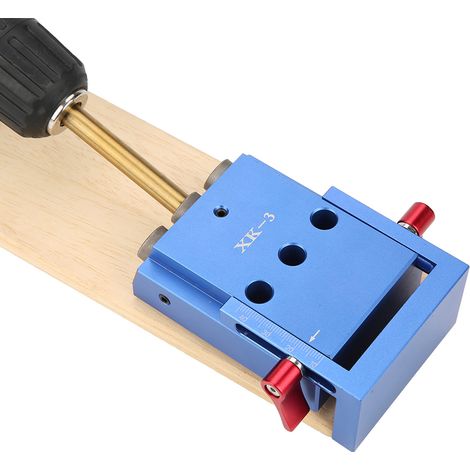 XK-3 Positionneur de trous angulaires pour le travail du bois, perceuse à trous pour le travail du bois, ouvre-trous angulaires, accessoires de bricolage pour meubles en bois (1/5)
