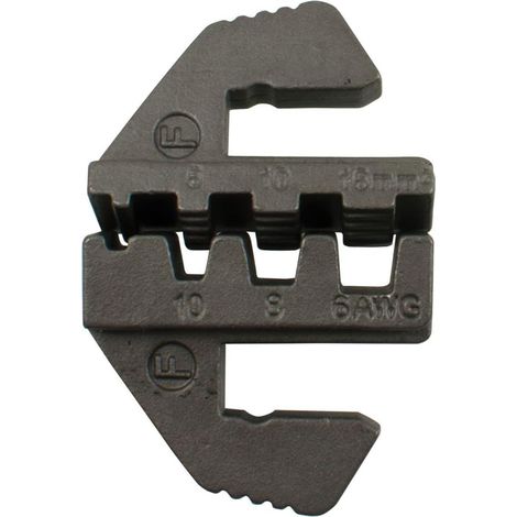 SW-Stahl 42585L-H mâchoires à sertir pour connecteurs de cosses de câble non isolées I pince à sertir mâchoires interchangeables I pour connecteurs à sertir 0,5 mm² / 2,5 mm² / 8-10 mm² I mâchoires po