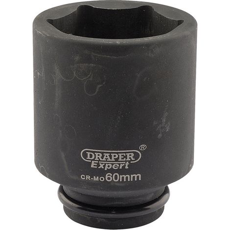 Draper Expert HI-TORQ 60mm 3/4-Inch Drive Deep Impact Socket with 6-Point Design (1/5)