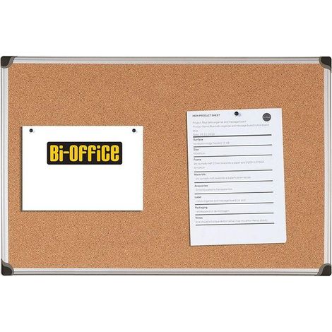 Bi-Office Korktafel natürlich 120 x 90 cm Büro