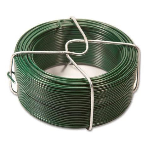 Grüner, kunststoffbeschichteter Bindedraht, 1,6 mm x 50 m CENTRALE BRICO