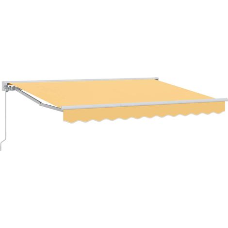 Maison Exclusive - Tenda retrattile manuale Sabbia 5 × 3,5 m (1/4)