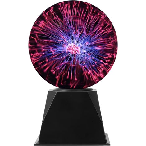 Esfera de plasma táctil y sonora, iluminación ambiental (15 cm) (1/5)