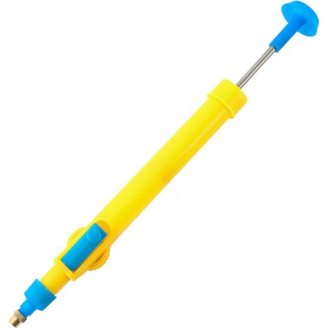 Pulvérisateur à pompe à pression manuelle, équipement d'arrosage de pelouse – pulvérisateur d'extérieur multifonctionnel, adapté aux jardins, à l'extérieur et à l'intérieur, jaune. (1/5)
