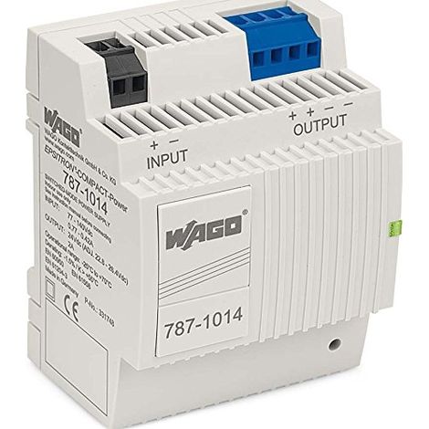 WAGO 787-1014 ADAPTATEUR DE PUISSANCE & ONDULEUR INTÉRIEURE 48 W GRIS (1/3)