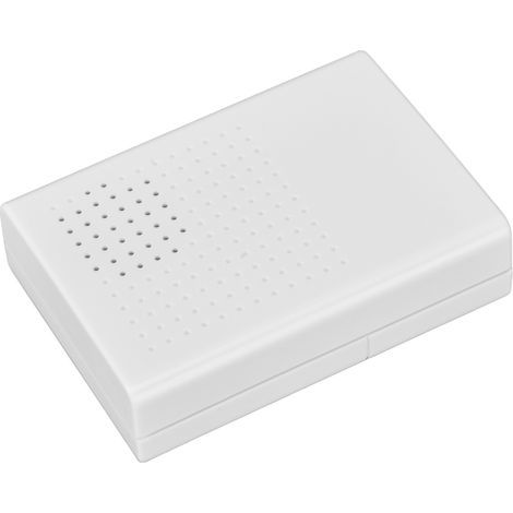Sonnette électronique filaire 12 V, sonnerie Dingdong 90 dB, blanche, contrôle d'accès pour hôtels et maisons (1/5)