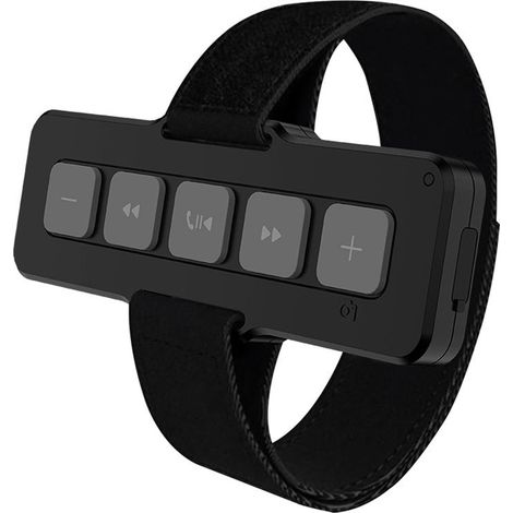 Télécommande Bluetooth 5.0 - Pour Moto Vélo Ski - Contrôle Musique Et Appels - Autonomie 10 Jours - IPX4 - 1 Pièce (1/5)