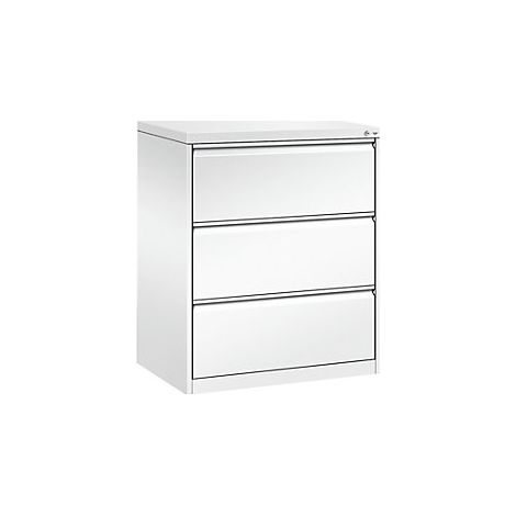 Armario fichero ACURADO  de 2 vías  3 cajones  blanco tráfico