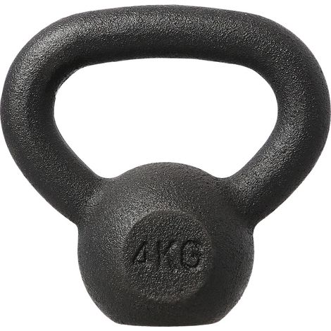 Gusseisen-Kettlebell, 4 kg Gewicht