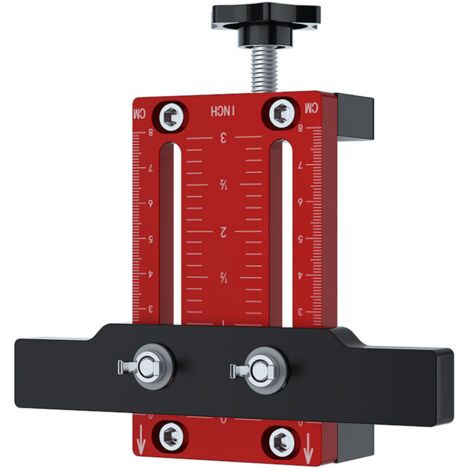 Outil positionnement perçage précis pour portes armoires alliage alu, guide installation poignées longueur réglable