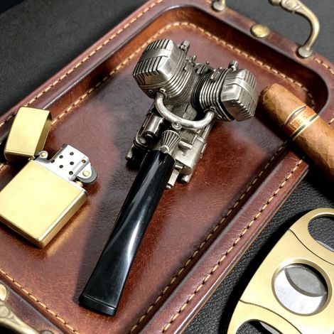 New Handcrafted Engine Pipe Collection Engine Exhaust Pipe Ornament - B -