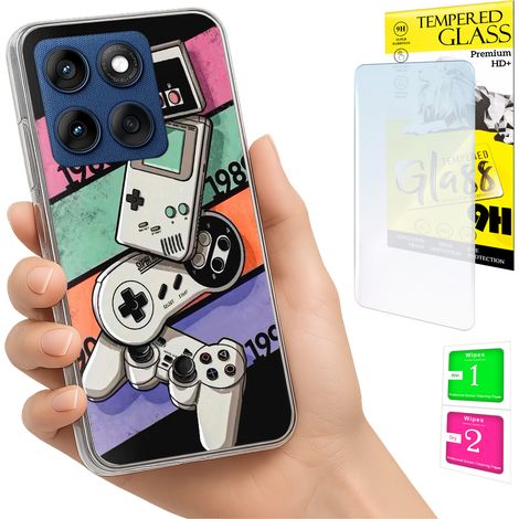 Custodia per Motorola Edge 60 Fusion / Edge 60, cover posteriore in vetro. (1/5)