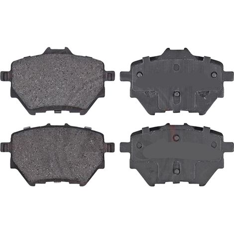 KIT PASTIGLIE FRENO POSTERIORI compatibile con CITROËN BERLINGO CASSONE/LIMOUSINE SPAZIOSA (K9) / PASTIGLIE FRENANTI AUTO OEM 35020 35258, / SOSTITUZIONE DIRETTA / BASSA POLVERE / SILENZIOSO