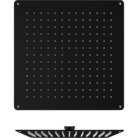 Pomme De Douche Sandwich Plafond Carrée Blackmat - CRISTINA ONDYNA PD36313