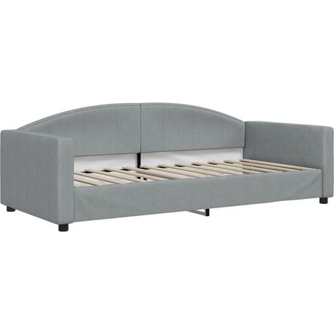 Maison Exclusive - Letto da Giorno Grigio Chiaro 90x200 cm in Tessuto (1/5)