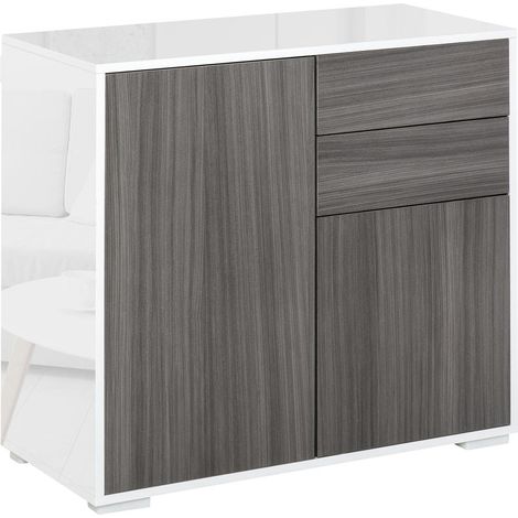 Rangement pratique, meuble multiusage 79x36x74 cm pour salon, cuisine, salle de bain, bureau (1/5)