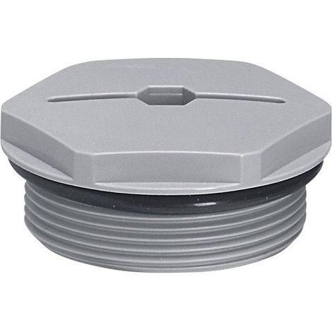 bouchon plastique legrand - iso 40 - gris ral 7001