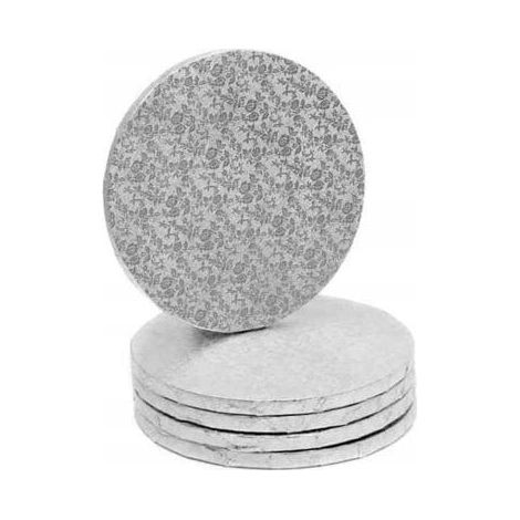 Base redonda plateada para tartas de 30 cm (1/3)