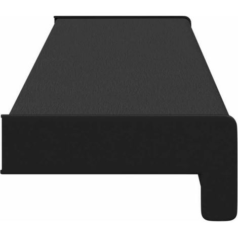 Appui De Fenêtre - PVC Noir Avec Grain De Bois - 80 x 10 x 4,5 cm - Intérieur Et Extérieur - 1 Pièce (1/5)