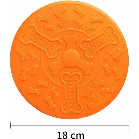 Jouet Frisbee pour chien, jouet pour chien, frisbee pour chien, jouet pour chien Frisbee pour activités de plein air pour grands chiens, formation de chien (bleu ciel) 2 pièces MNS (1/4)