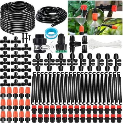 Système d'irrigation Jardin, Kit d'Irrigation Goutte à Goutte Automatique Jardin, 50M+15M – Installation Plug & Play avec Raccords Rapides, Arrosage Économique & Facile sans Outils (1/5)